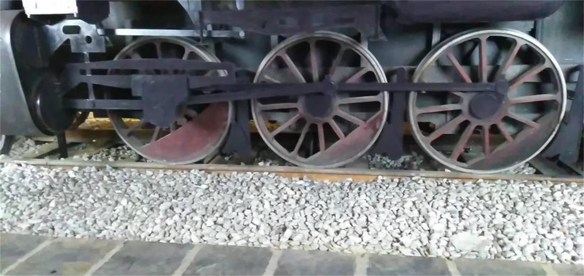 克东县蒸汽火车模型